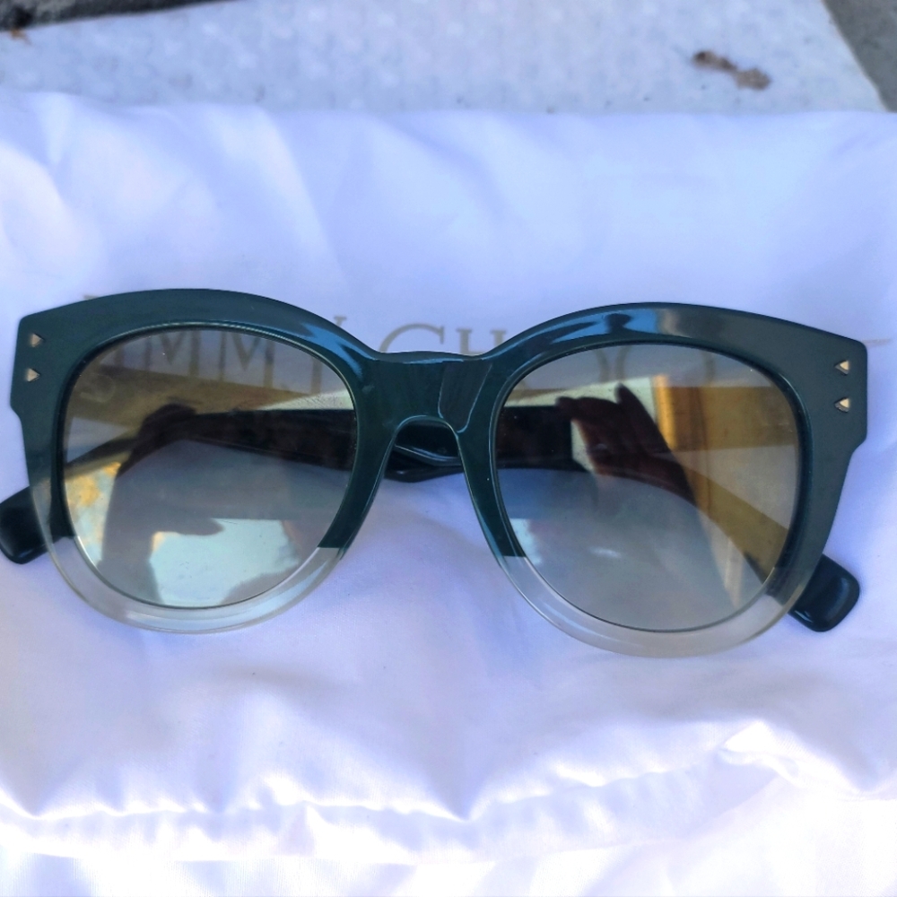 Fendi green sunglasses